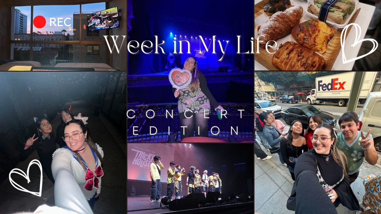 ROADY VLOG! xikers LA concert, halloween, friends, & more!