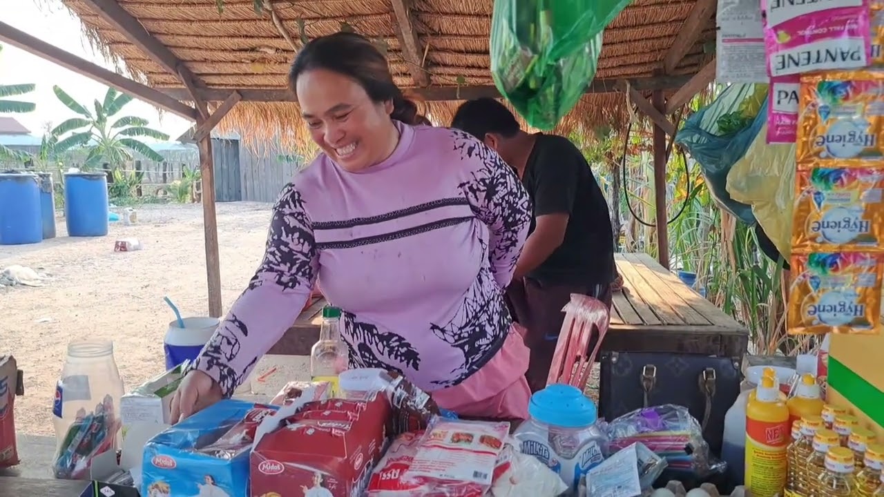 ពេលល្ងាចក្នុងភូមិថ្មីអូអរក្មេងៗច្រើនណាស់