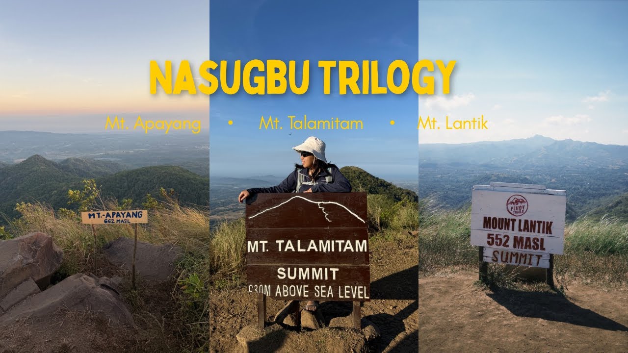 conquered nasugbu trilogy || hiking diary ⛰️🍃