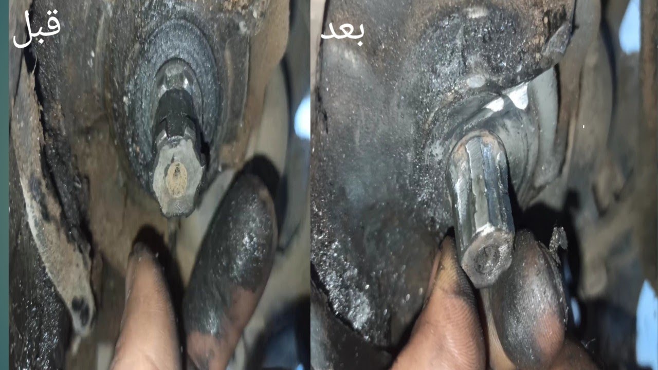 طريقه اصلاح عمود الجر من غير ما نحل الموتور ومن غير لحام
