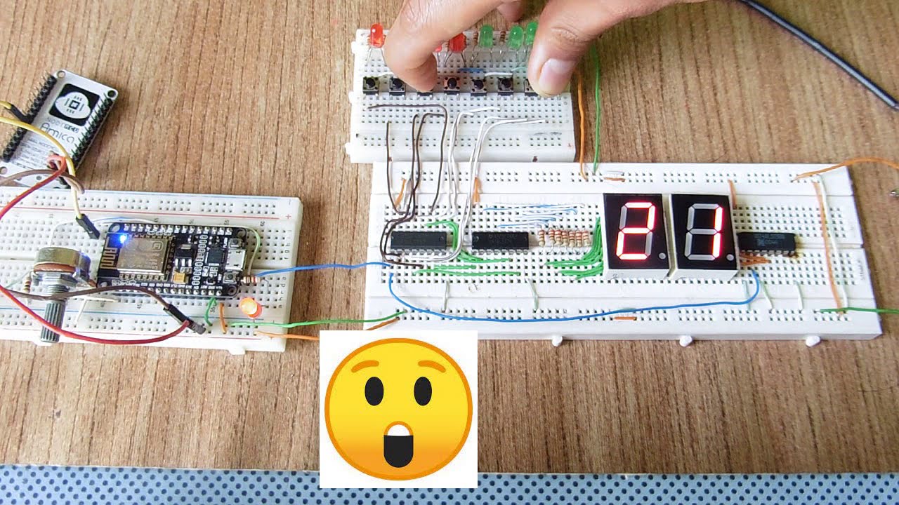 Multiplexando displays de 7 segmentos 74ls157