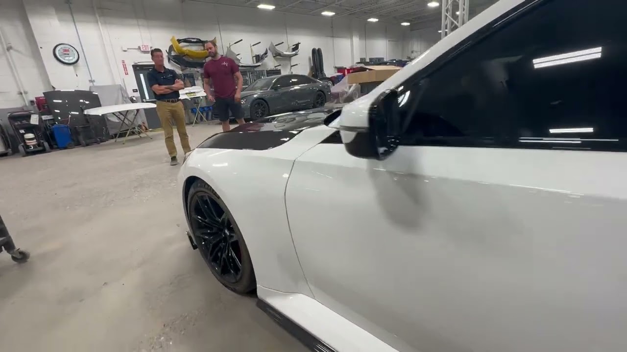 BMW M2 G87 Carbon Fiber CSL Style Trunk and vented hood by Unit17AutoStyling in the US