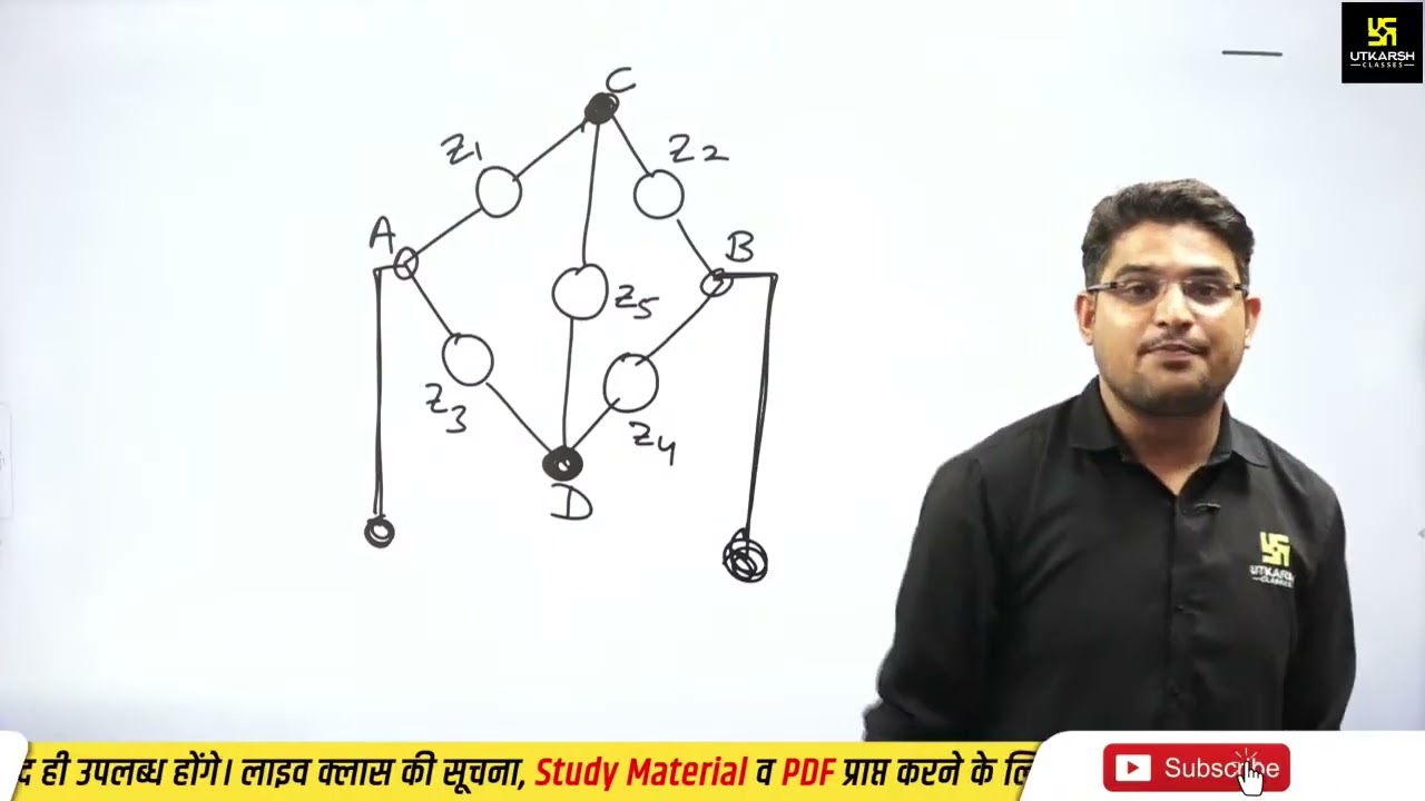 Network नेटवर्क   Basic Electrical Engg  #7   हिंदी माध्यम  For SSC JE & RRB JE Exam  Kishore Sir