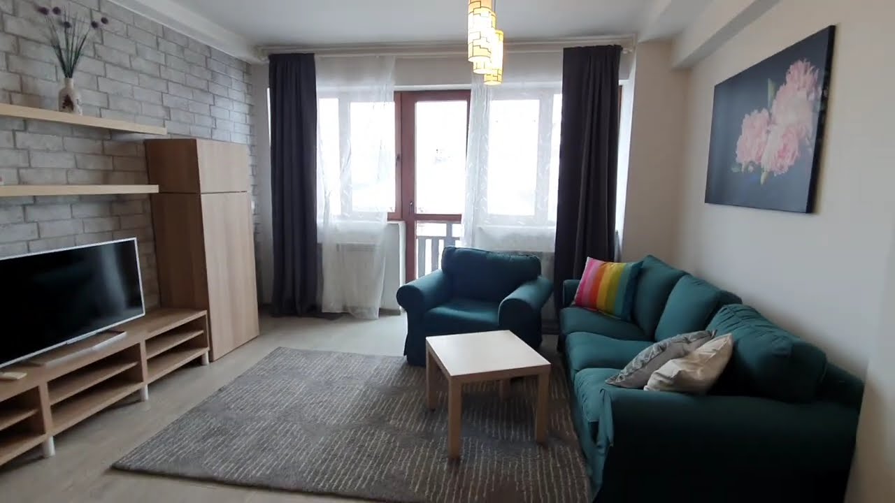 South-facing and really spacious! 3-bedroom 2-bathroom apartment in a Residential building in Bansko