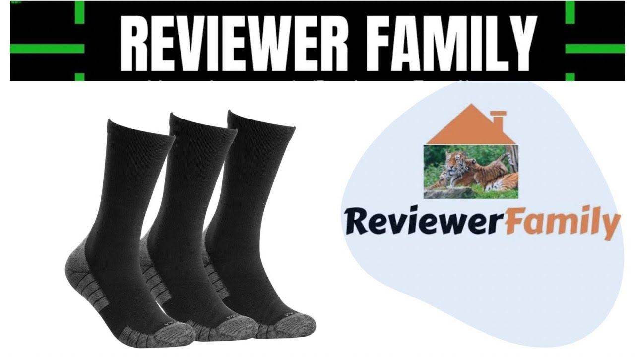 Merino Wool Work Socks for Men Cushioned Crew Boot Socks Moisture