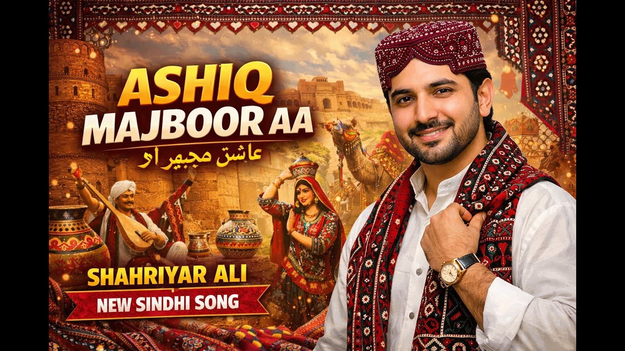 ASHIQ MAJBOOR AA - SHAHRIYAR ALI - NEW SINDHI SONG - NEW EID SONG - NEW SHADI SONG #sindhi