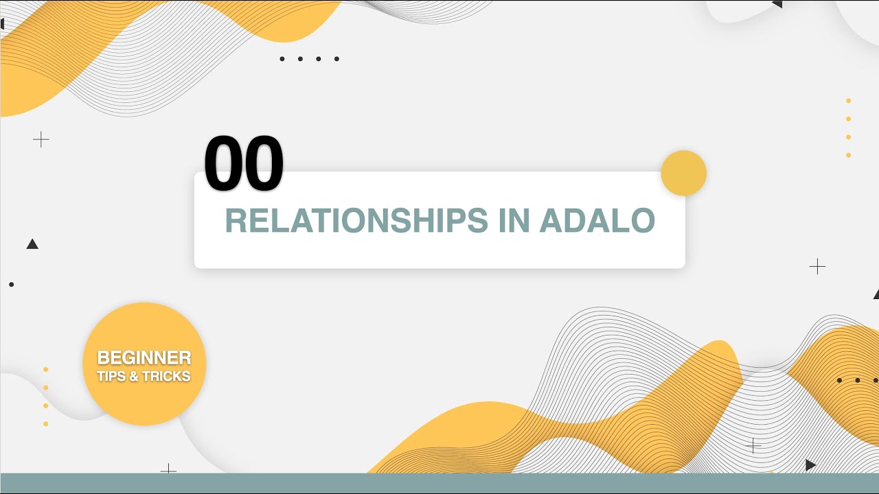 Relationships In Adalo #tutorial #adalo #nocode