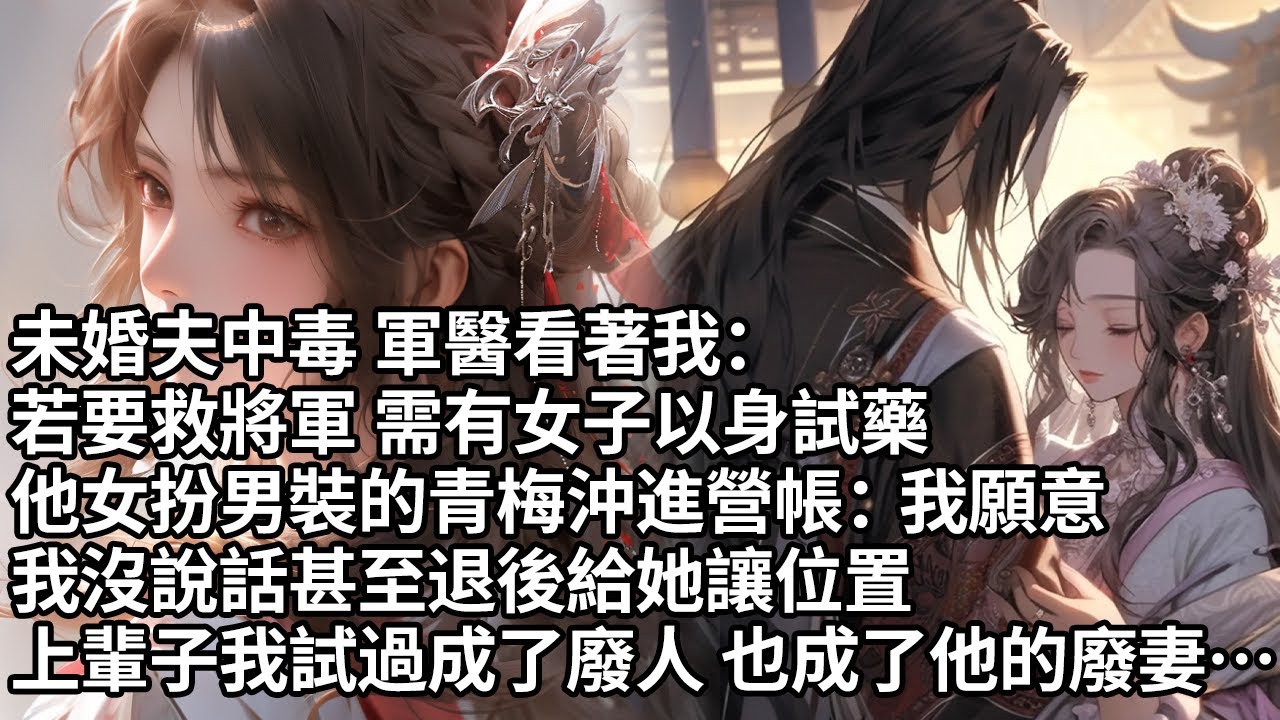 【一口氣看完】未婚夫中毒 軍醫看著我：若要救將軍 需有女子以身試藥，他女扮男裝的青梅沖進營帳：我願意，我沒說話甚至退後給她讓位置，上輩子我試過成了廢人 也成了他的廢妻…【許青瑟】【大女主】【重生】
