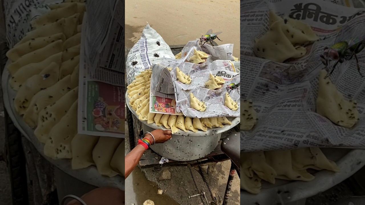 India's Most Hygienic Samosa🫢🫢 #indianstreetfood #india #shorts #samosa #bihar #streetfood
