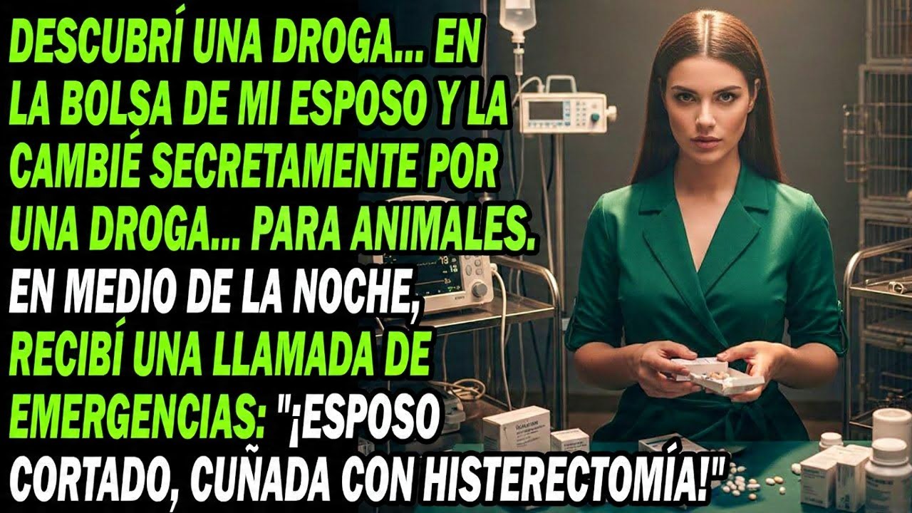 Cambié Medicina De Esposo Por Veterinaria... Llamada Nocturna Su Esposo Y Cuñada... 😱