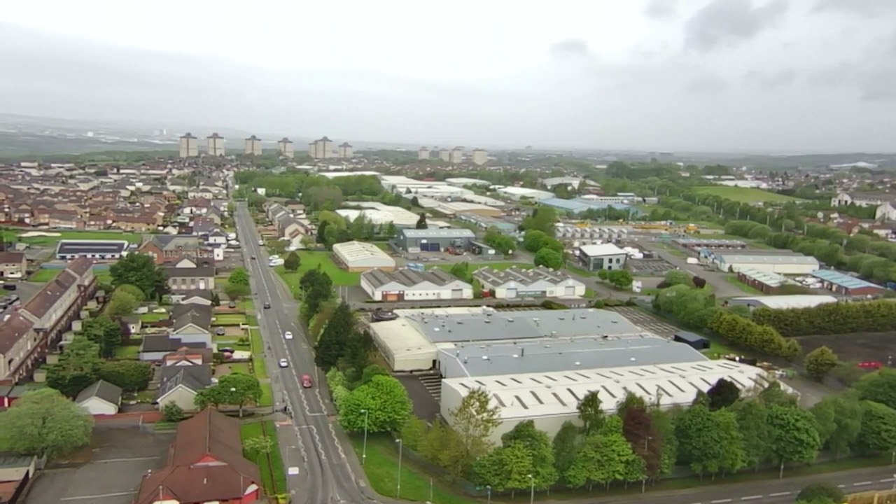 wishaw south netherton ariel view