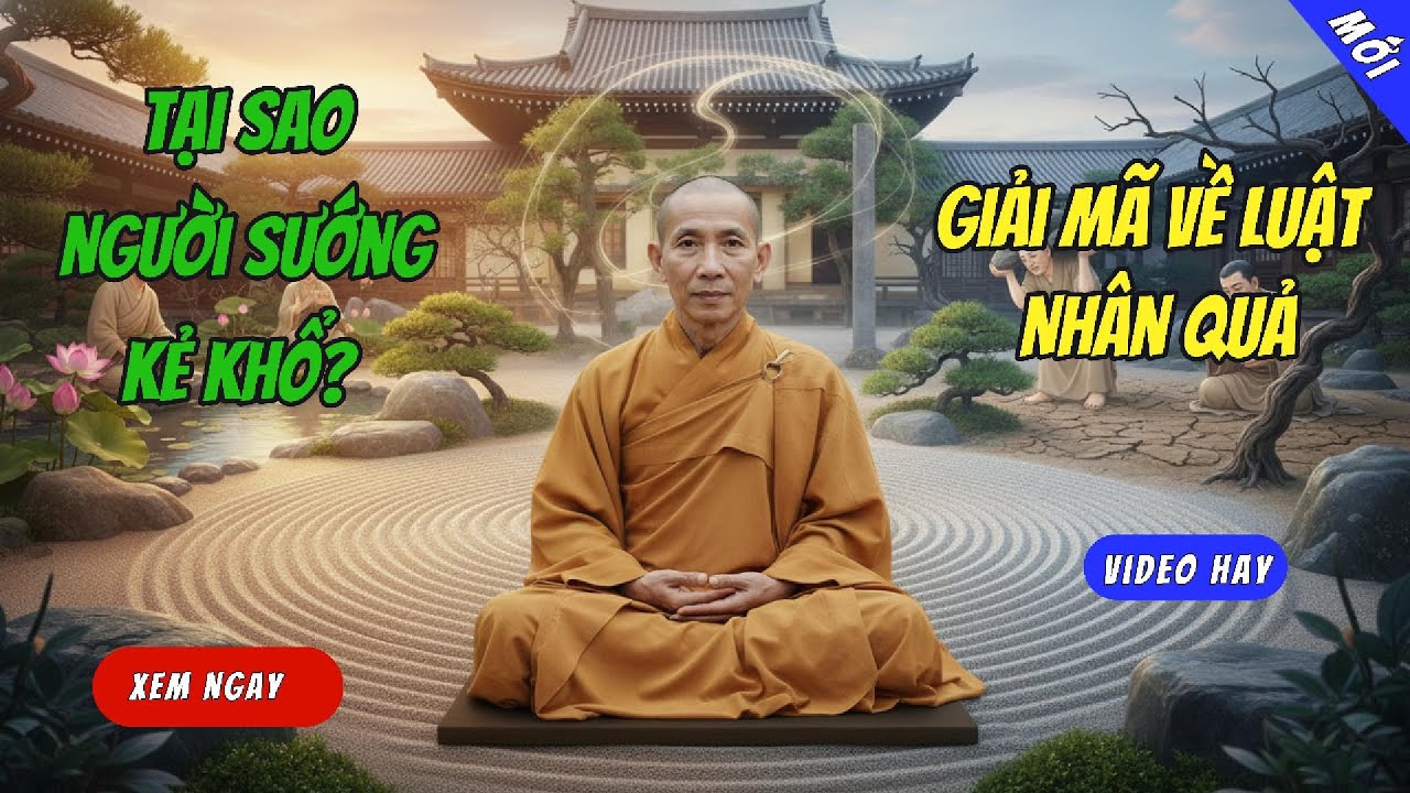 Tại Sao Người Sướng Kẻ Khổ? Thầy Giác Khang Giải Mã Về Luật Nhân Quả.