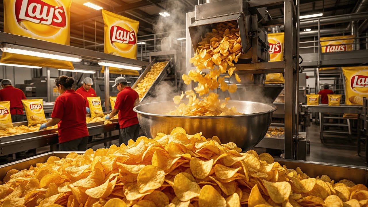 Inside the World's Largest Lay's Factory From Potato Farm to Mass Production Secrets - Full Process