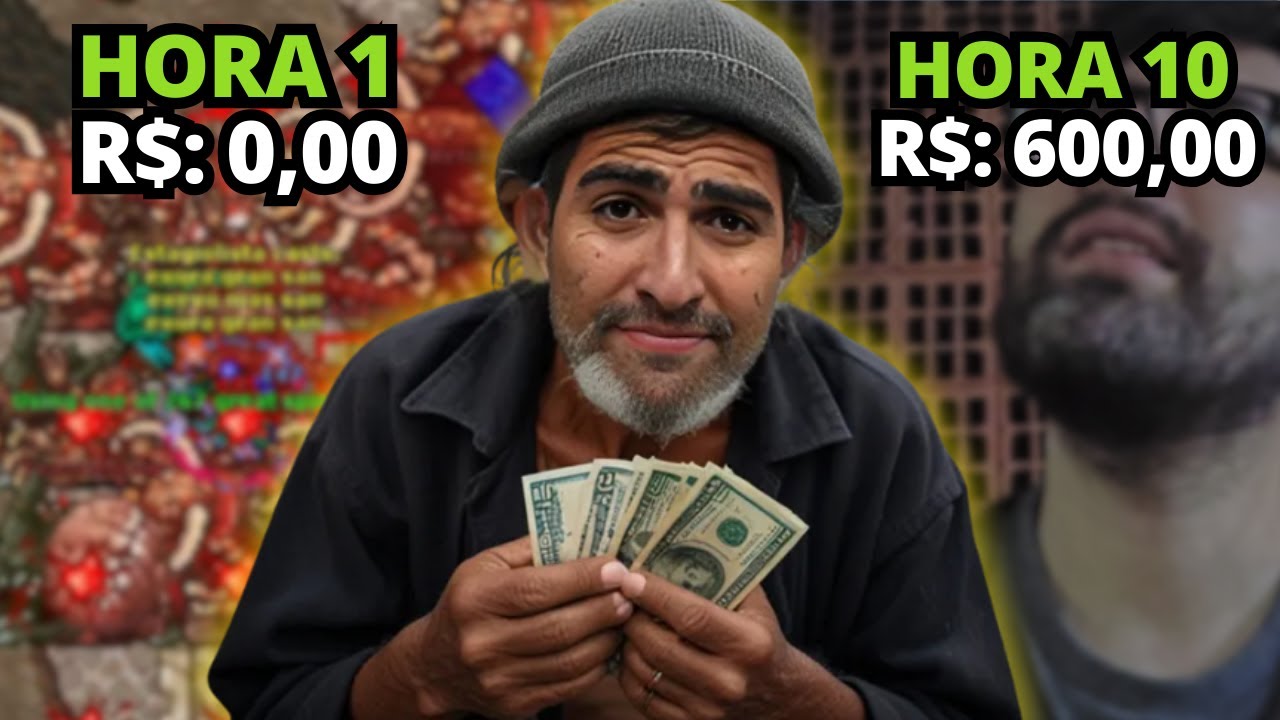 EU JOGUEI TIBIA DURANTE 8 HORAS E CONVERTI EM DINHEIRO REAL