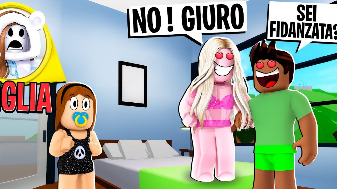MI FINGO UNA BAMBINA PER TESTARE LA FEDELTA' DELLE COPPIE SU ROBLOX ROLEPLAY!