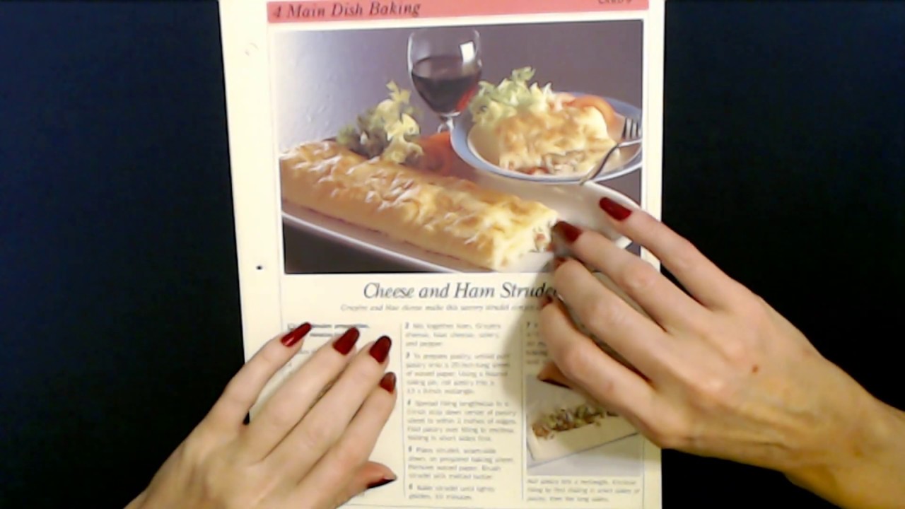ASMR | Reading Main Dish Baking Recipes (Whisper)
