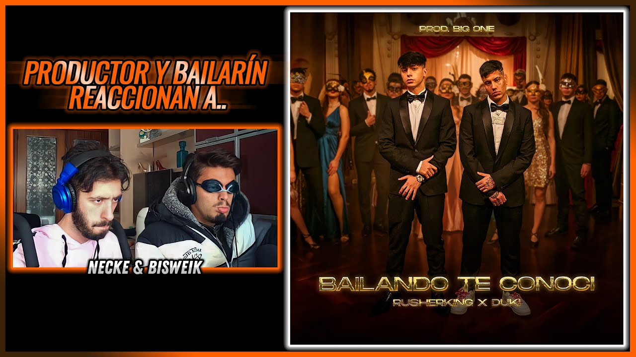 Rusherking, Duki - BAILANDO TE CONOCÍ | 🌟 Reacción Productor y Bailarín 🌟 | #NeckeYBisweik