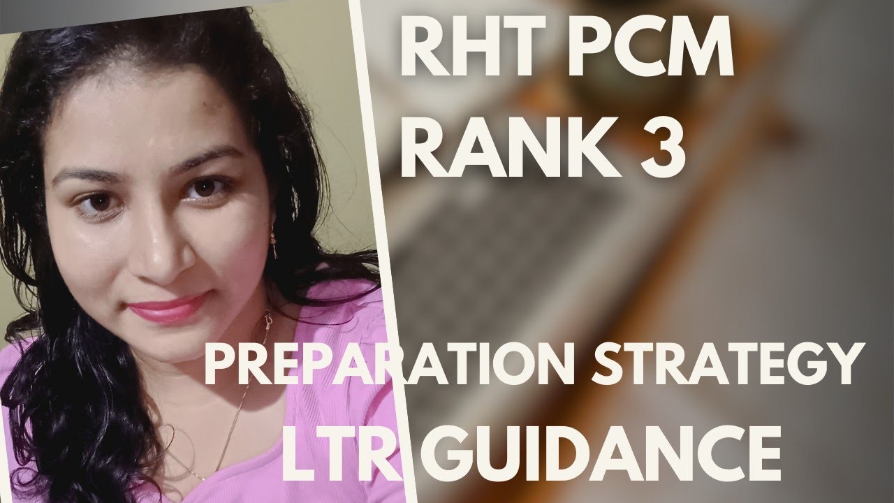 RHT PCM RANK-3!!👩‍🏫Preparation Strategy.... 💫💫Guidance for LTR andTeaching Exams #toppers_talk#odia