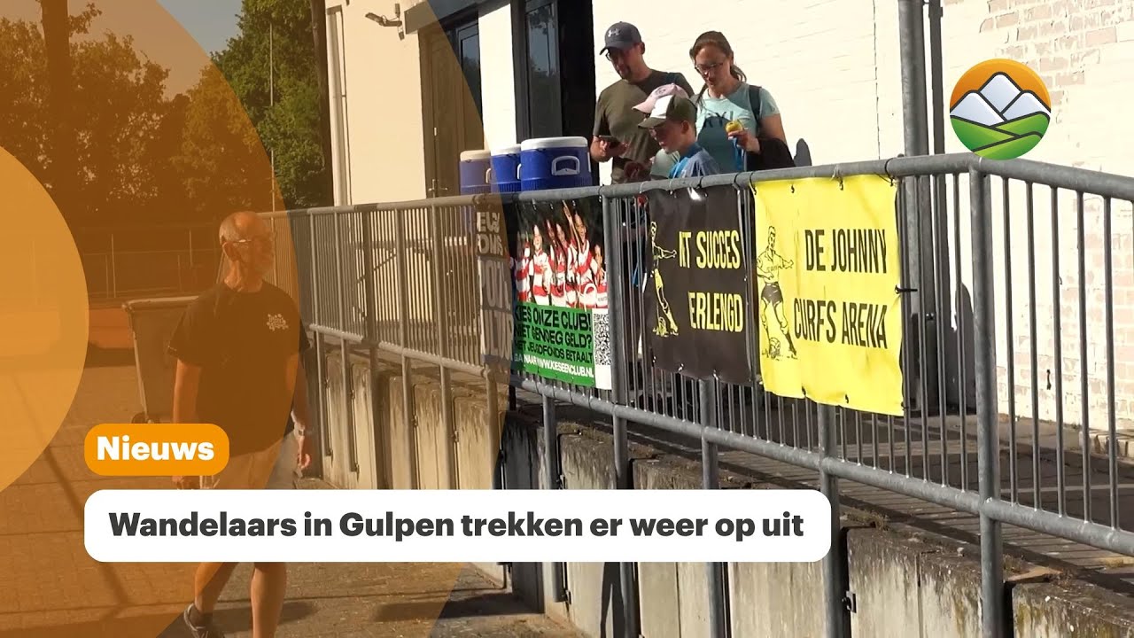 Wandelaars in Gulpen trekken er weer op uit tijdens de Avond4daagse
