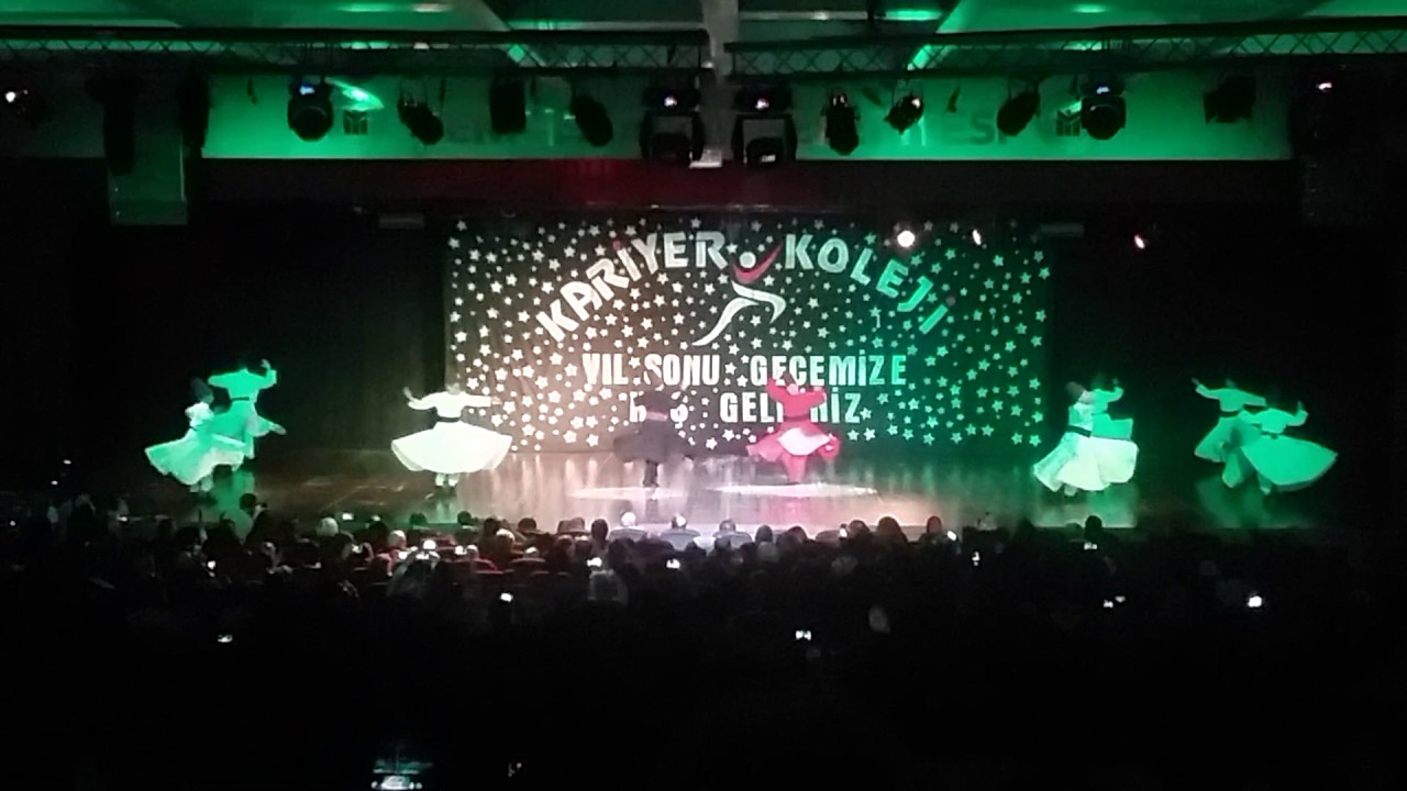 l Kariyer Koleji Semazen gösterisi