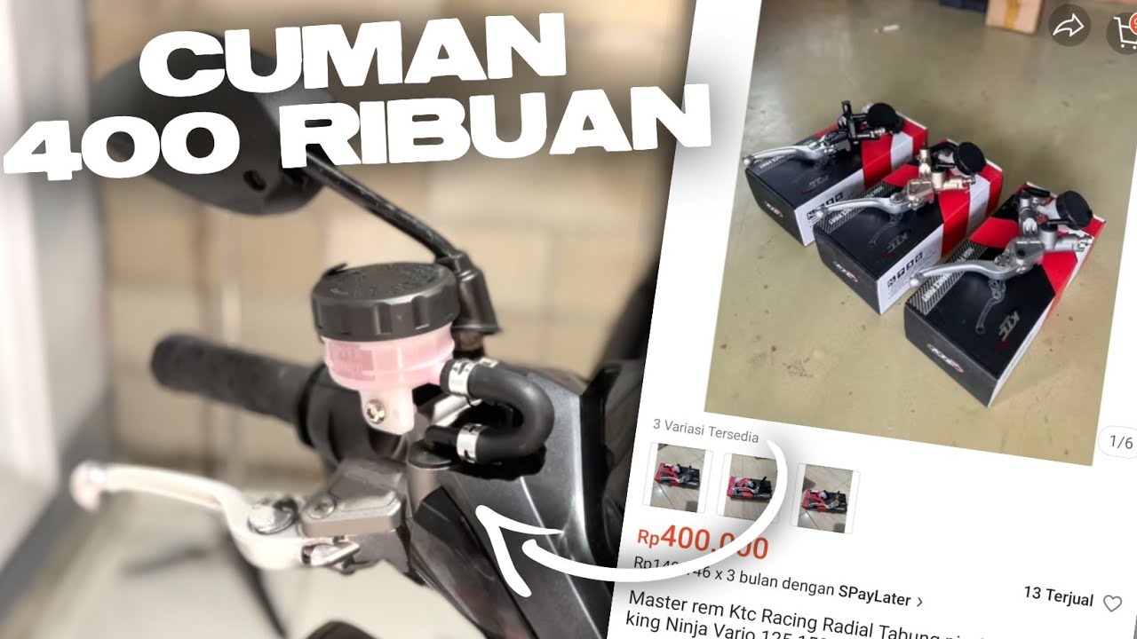 MASTER REM KTC TREX RADIAL CUMAN 400 RIBUAN!!! - Project Vario 13