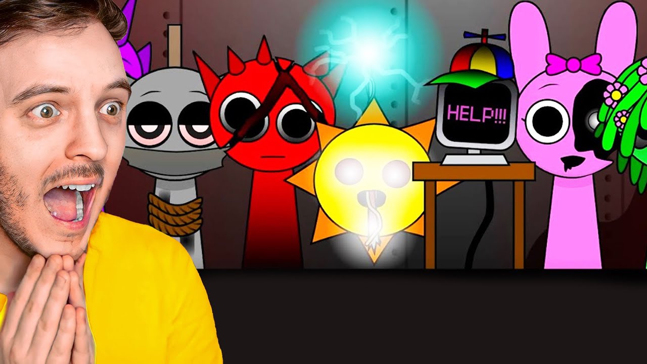 JE JOUE A UN MODE SPRUNKI MAIS ILS SONT CORROMPUS ! ( trop bizarre )
