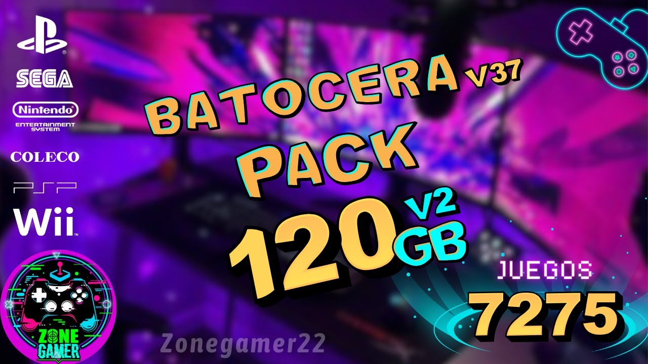 Batocera V37 PACK 120GB V2🕹️Como Instalar y Respaldar tus IMG🕹️El Poder del Retro en tu PC🕹️2024🕹️