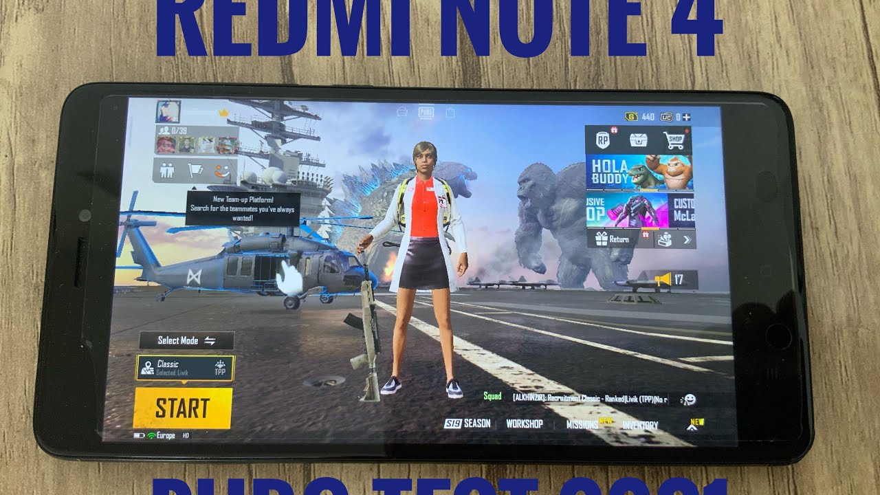 ✔️Redmi Note 4- PUBG Gaming Test in 2021⚡️⚡️ 4GB Ram Gaming performance