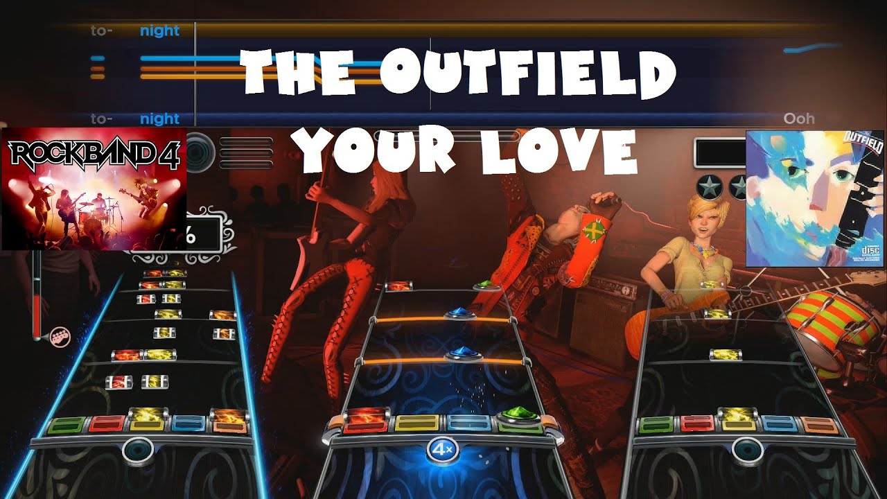 The Outfield - Your Love - Rock Band 4 Main Setlist Expert Full Band