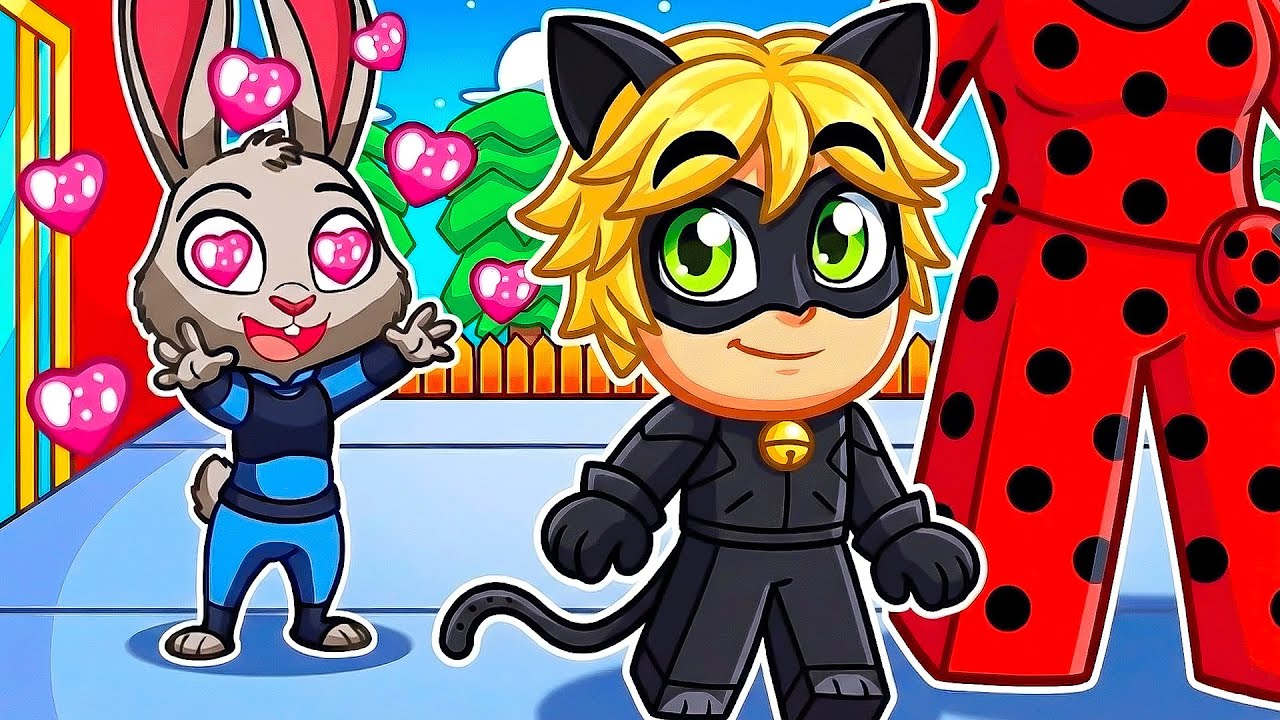 BEBE CAT NOIR tem uma FÃ MALUCA JUDY HOPPS no ROBLOX