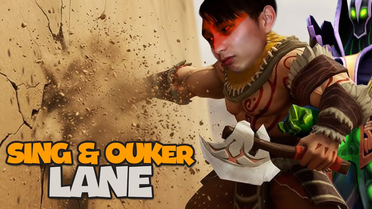 GOOD OLD SING & OUKER LANE (SingSing Dota 2 Highlights #2371)