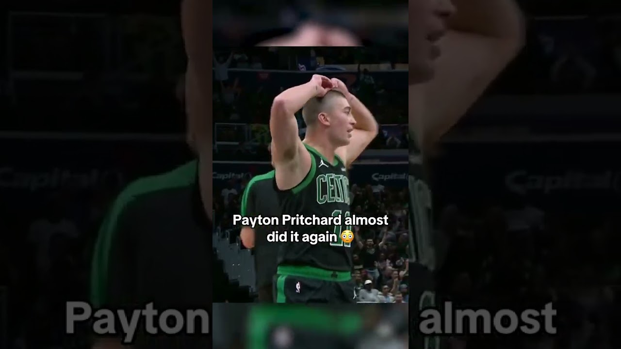 Payton Pritchard nearly did it again 😮