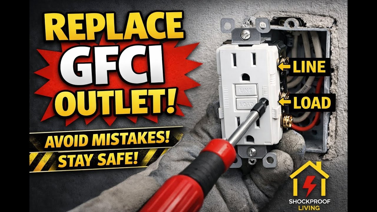 How to Replace a GFCI Outlet Safely (Avoid These Mistakes!)