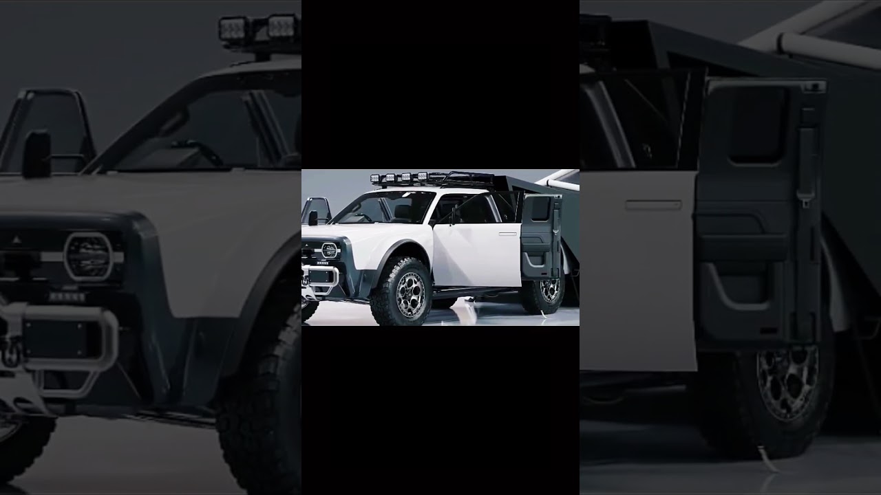 Майбутнє кемпінгу: Електропікап Alpha Wolf+ із надувним готелем на даху#Електропікап #EV #Cloudbreak