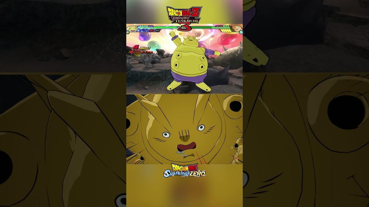 Janemba Illusion Smash Attack Comparison   BT3 Vs Sparking ZERO