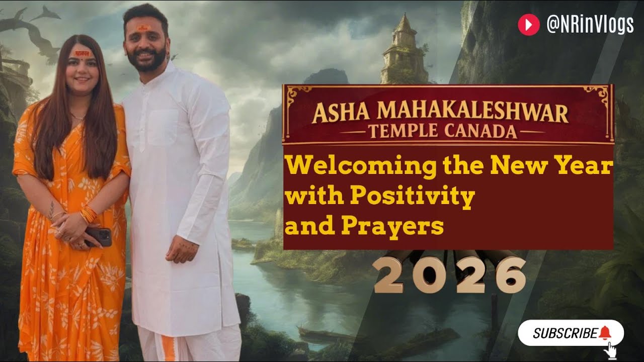 Asha Mahakaleshwar Temple Hope BC | New Year Day Vlog 2026