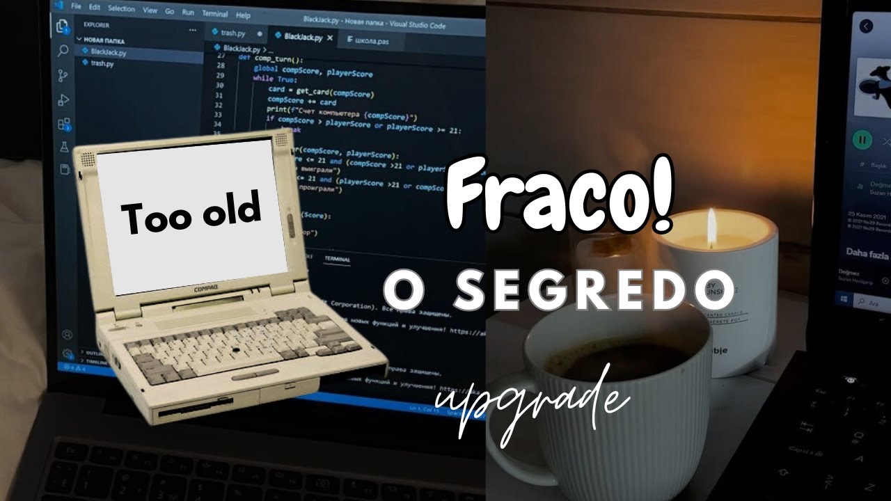 Como estudar programa&ccedil;&atilde;o com PC notebook antigo