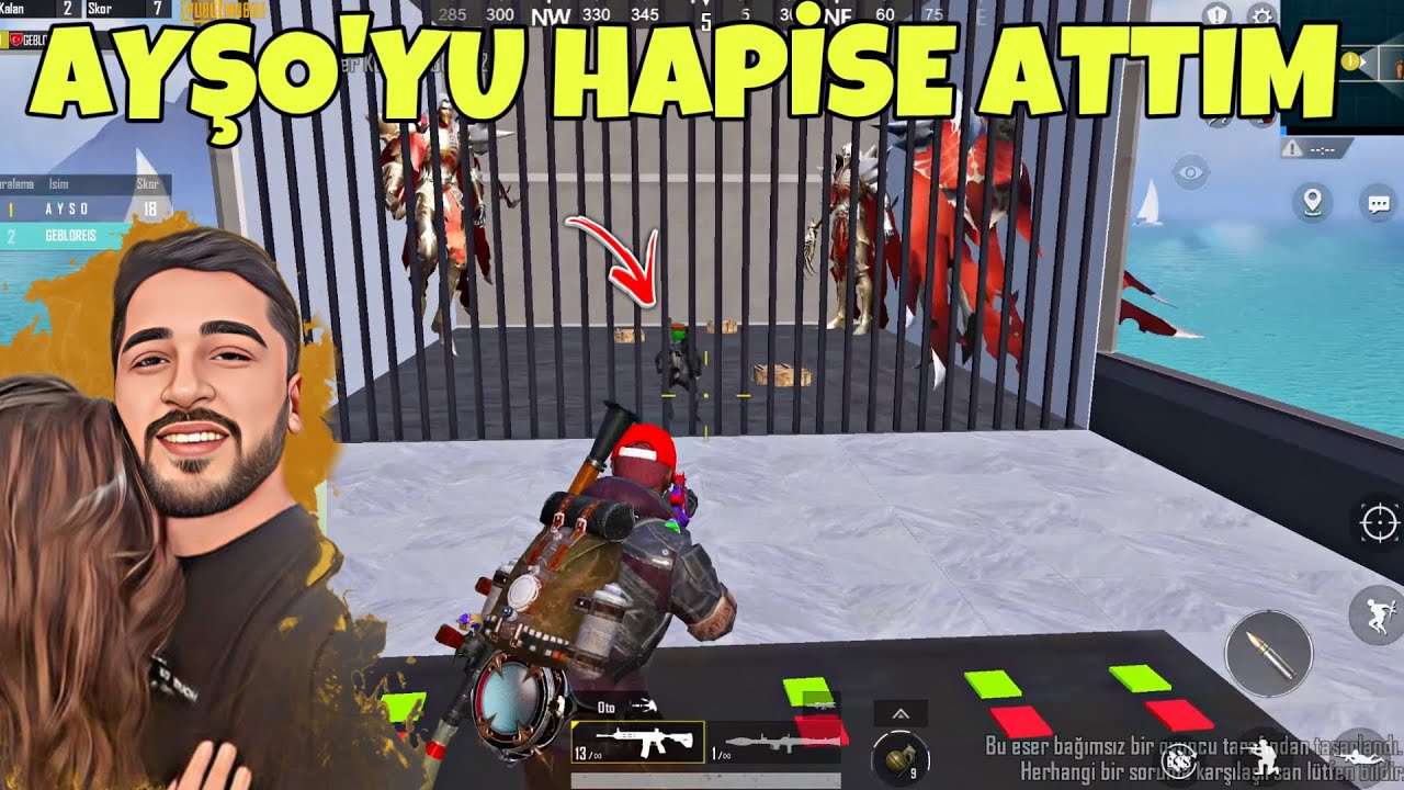 BU HİLELİ MODDA AYŞO'YU HAPİSE ATTIM, AŞŞIRI SİNİRLENDİ! -PUBG MOBİLE