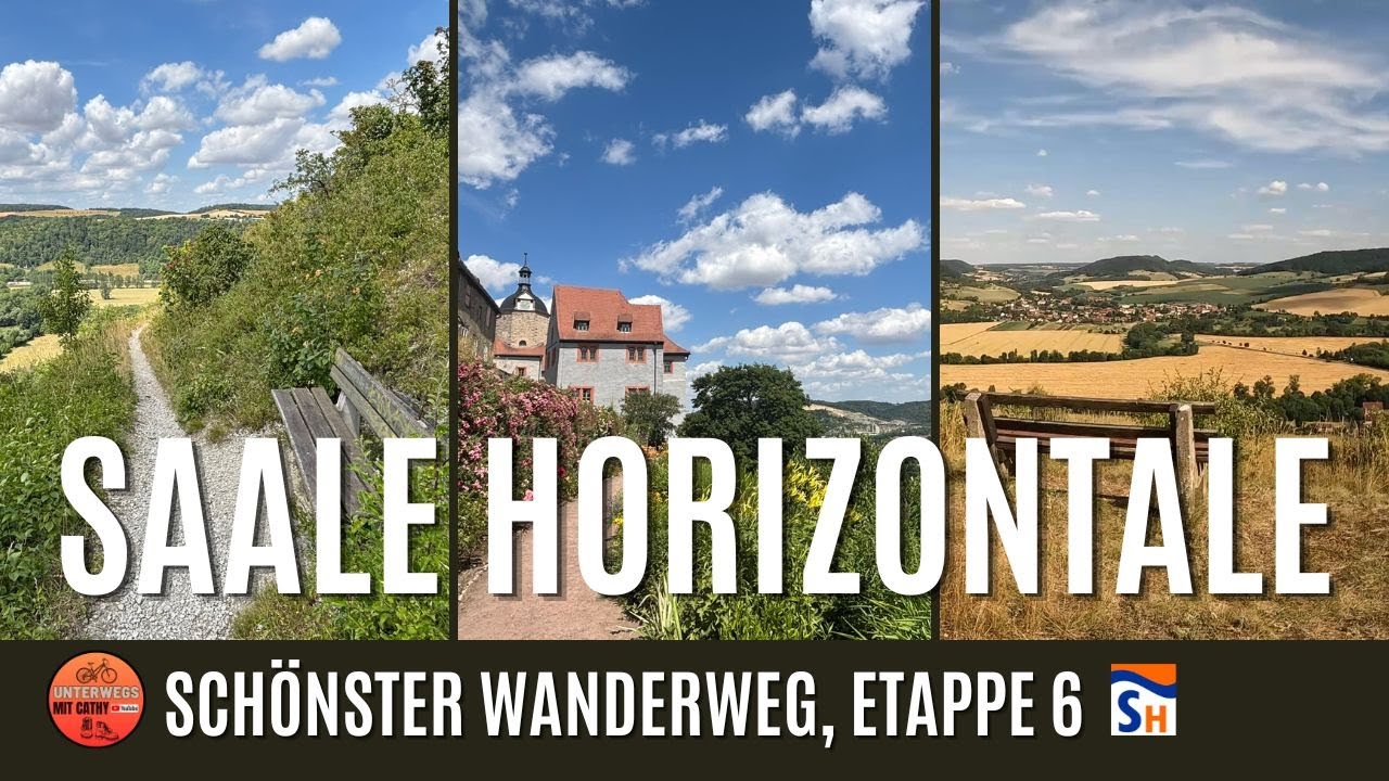 🥾Blase am Fuß, einsame Wege, alte Schlösser, Premium Wanderweg Saalehorizontale, Etappe 6