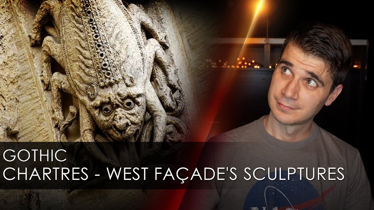 Gothic: Chartres Cathedral - West Façade Left Door's sculptures