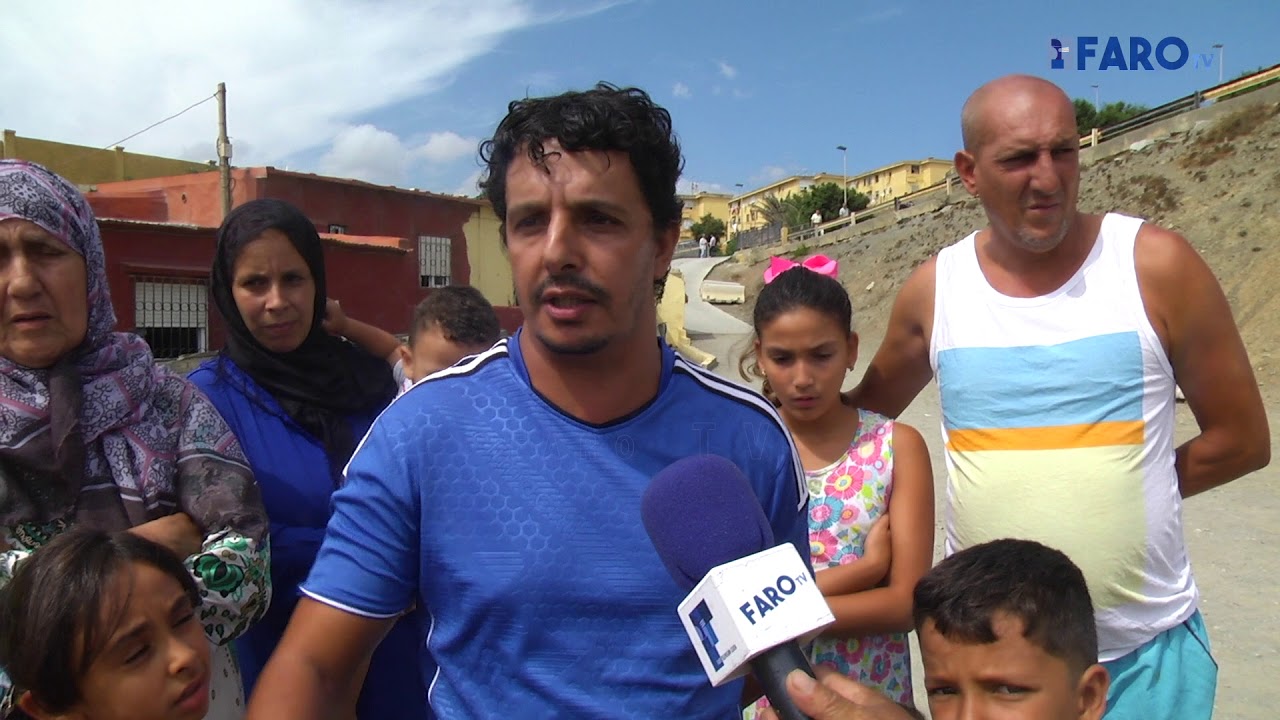 Bloqueados en las casas más próximas a la frontera de Ceuta con Marruecos