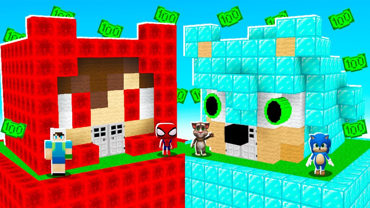 ENES ARSLAN VS BEBEK SONİC MİLYONER EV KAPIŞMASI - 😨 Minecraft