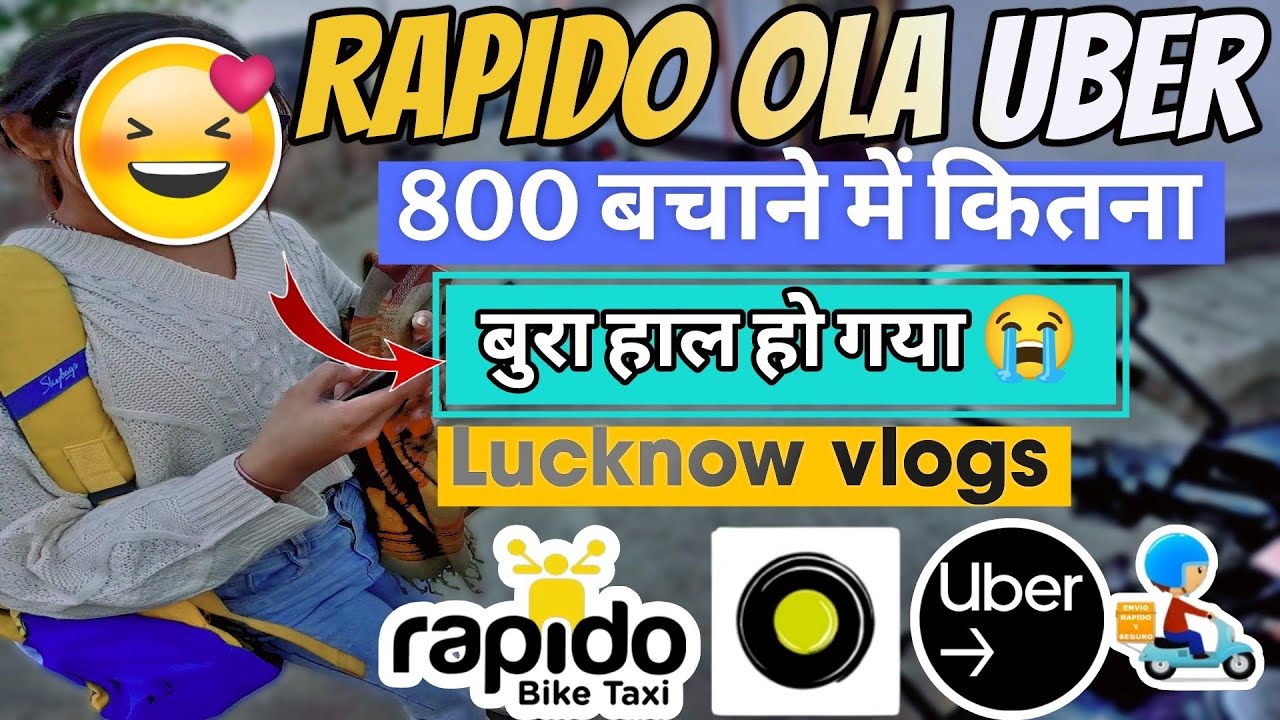 Rapido Ola uber bike Taxi 🚕 800 बचाने में कितना बुरा हाल हो गया 😭#trending #motovlog #viralvideo 