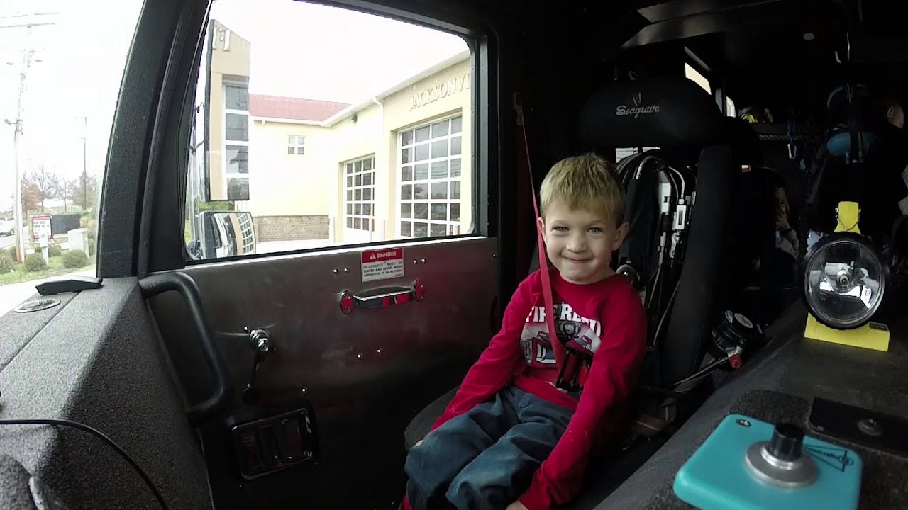 Andy's Fire Truck Ride - Part 1