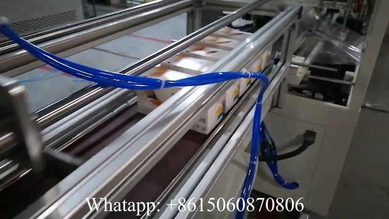 Semi automatic facial tissue production line