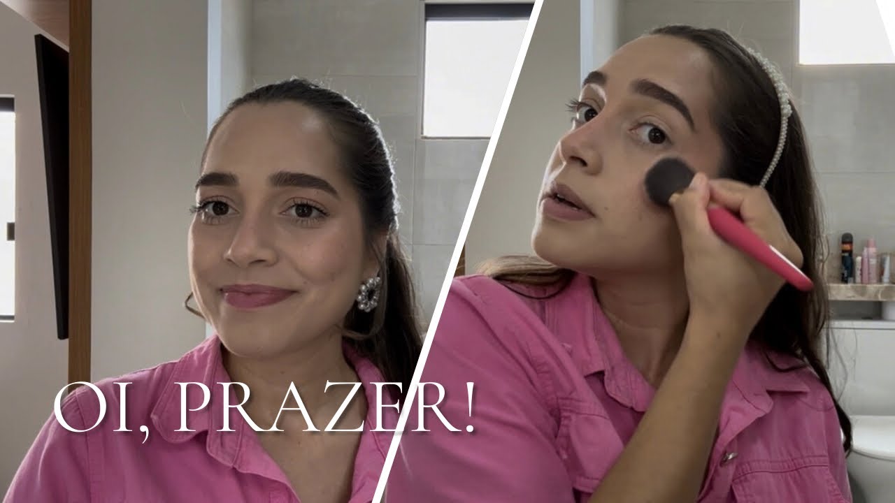 Oi, prazer! Me apresentando e me maquiando 💖