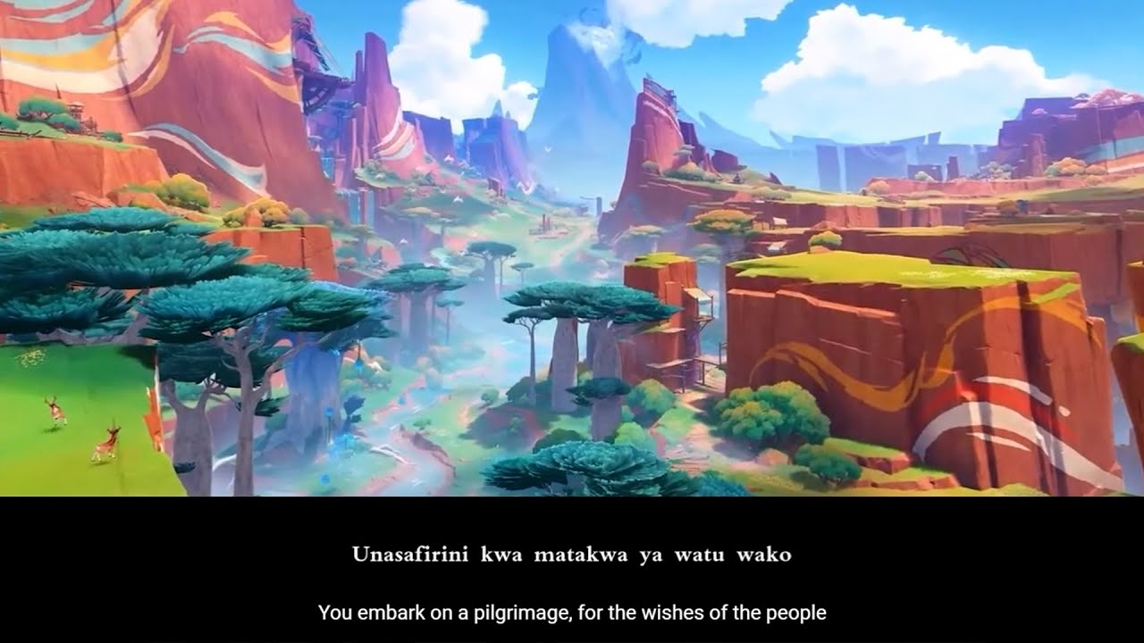 Anthem of the Savannah - Natlan Battle Theme with Subtitles