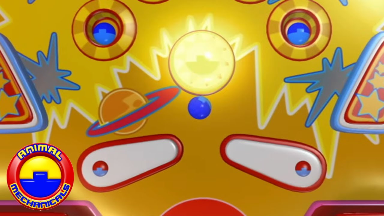 Animal Mechanicals: That's one GIANT pinball machine! | Cartoons for Kids
