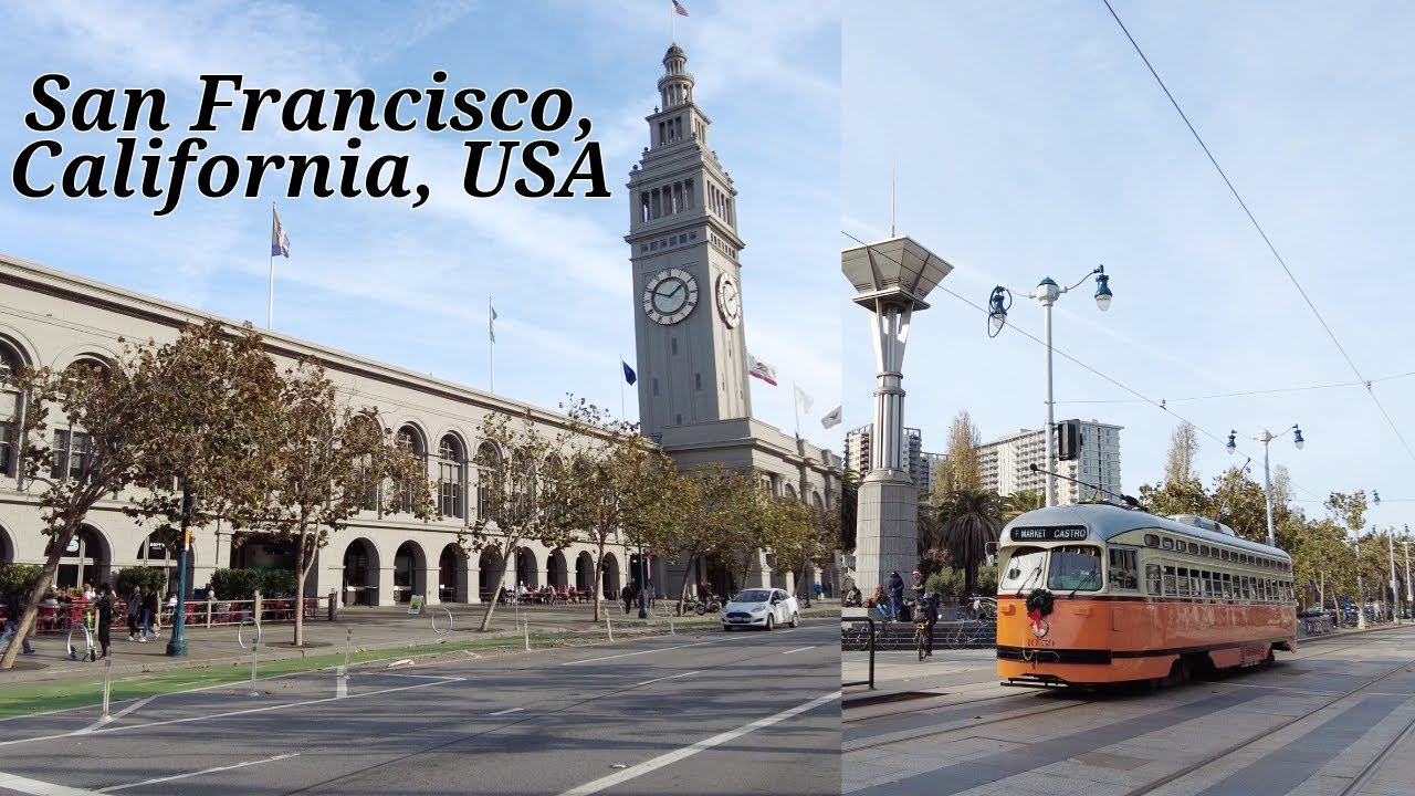 [4K] Walking Embarcadero, San Francisco, California, USA (December 2023)