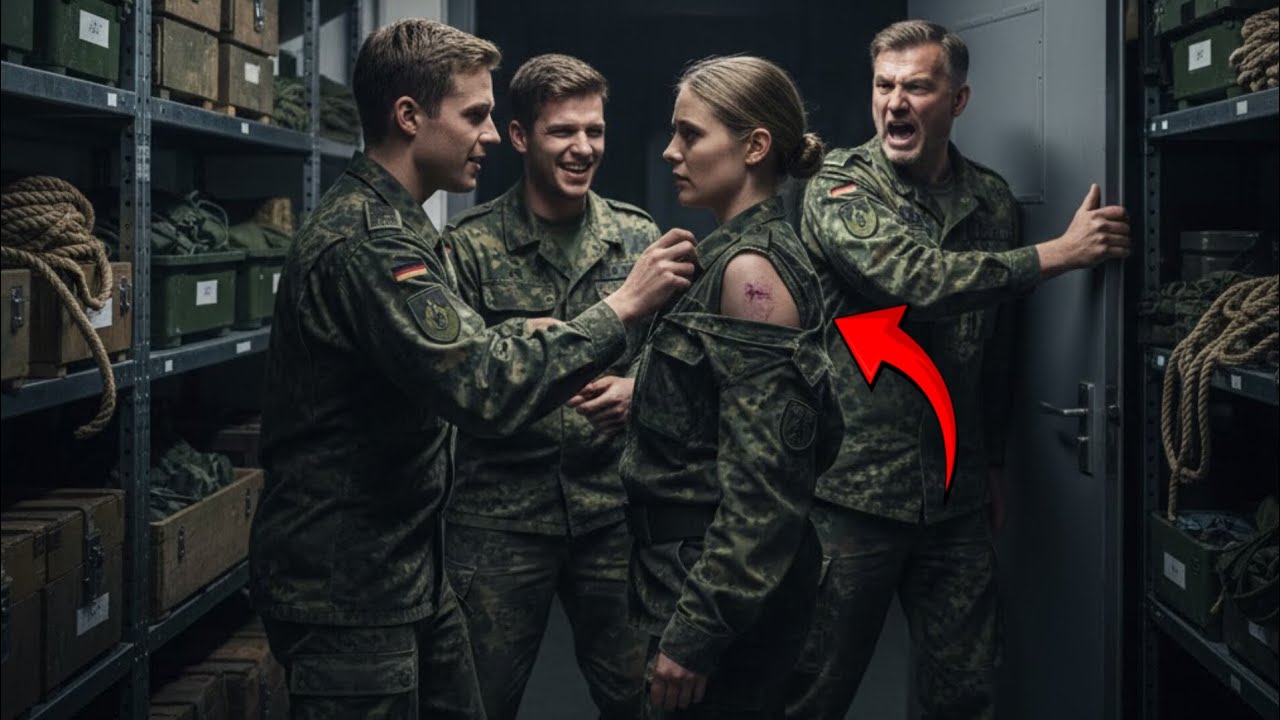 Он издевался над ней на плацу… и замер, когда рядом сел ЧЁРНЫЙ вертолёт!